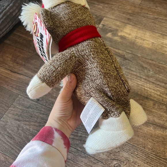 Monkey Town Christmas sock monkey - Picture 8 of 13